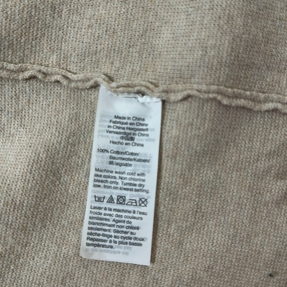 J Crew Woman’s 100% Cotton Open Cardigan With Pockets - Picture 6 of 10